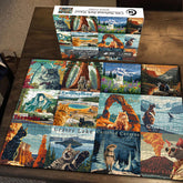 Cats Parques nacionales rompecabezas Puzzle 1000 piezas